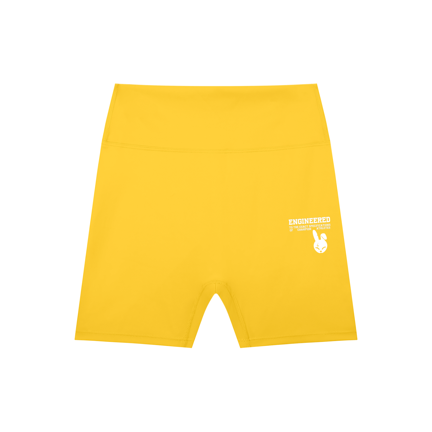 High-Waisted Blend Biker Shorts - LIGHT LOGO