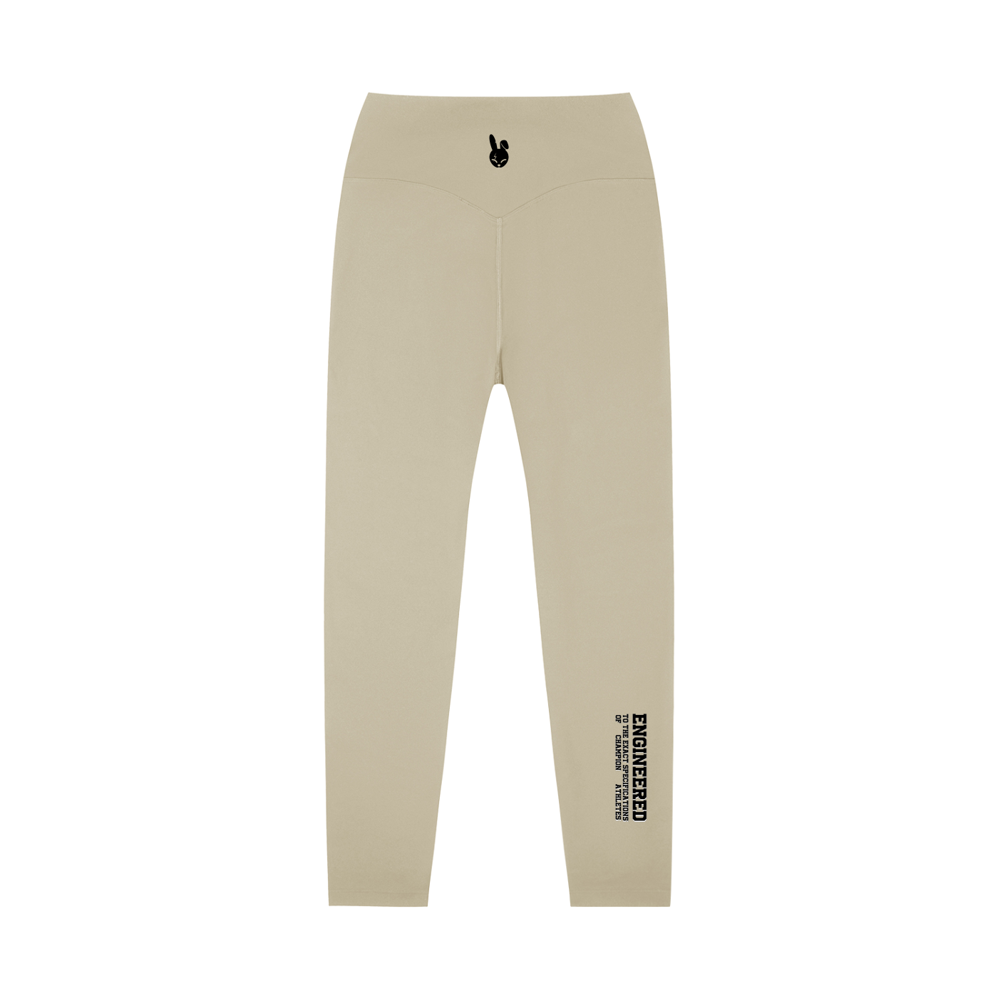 High-Waisted Yoga Leggings - DARK LOGO