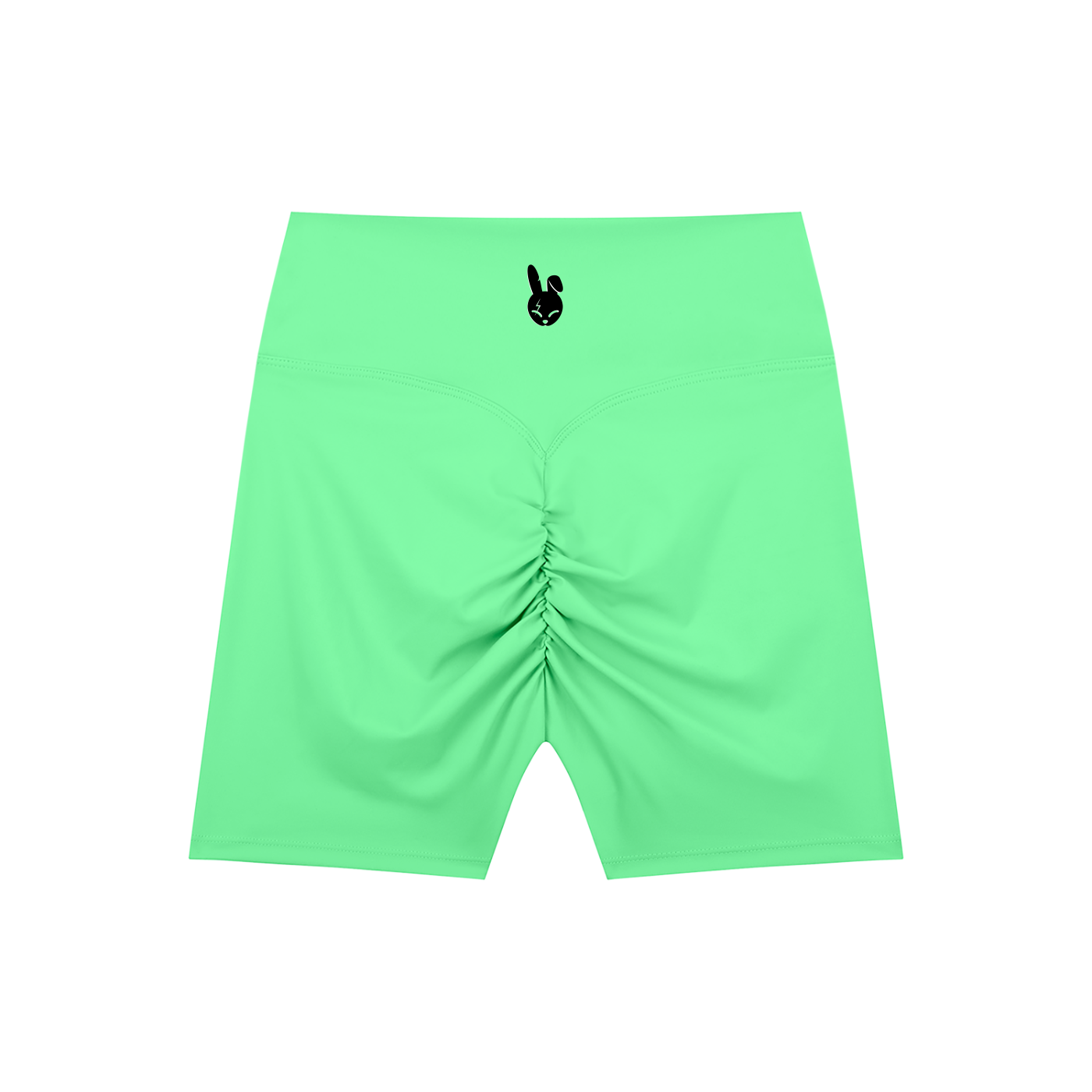 High-Waisted Blend Biker Shorts - DARK LOGO