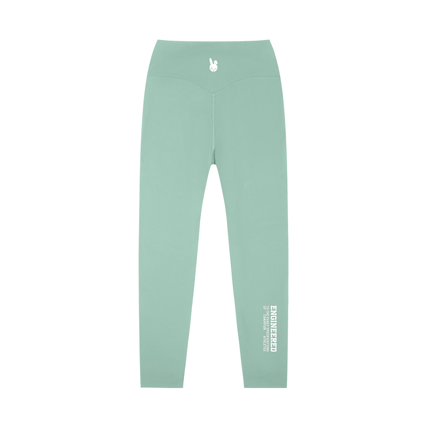 High-Waisted Yoga Leggings - LIGHT LOGO