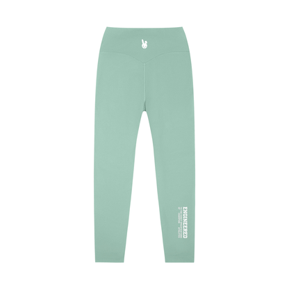 High-Waisted Yoga Leggings - LIGHT LOGO