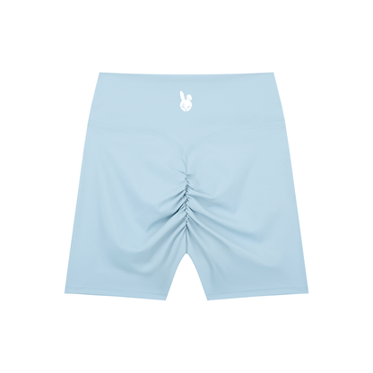 High-Waisted Blend Biker Shorts - LIGHT LOGO