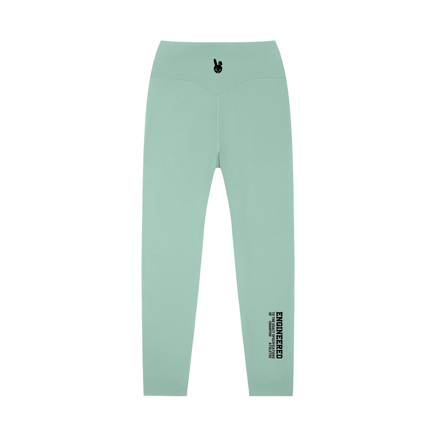 High-Waisted Yoga Leggings - DARK LOGO