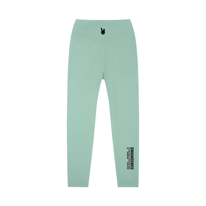 High-Waisted Yoga Leggings - DARK LOGO