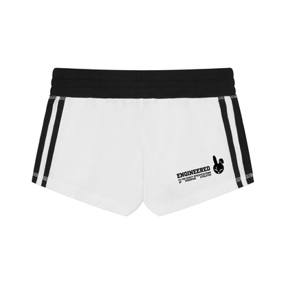 Women's Contrast Stripe Track Shorts - LIGHT