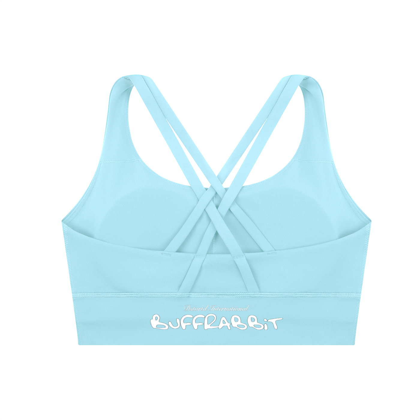 Strappy Criss-Cross Sports Bra - LIGHT LOGO