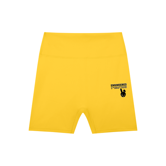 High-Waisted Blend Biker Shorts - DARK LOGO