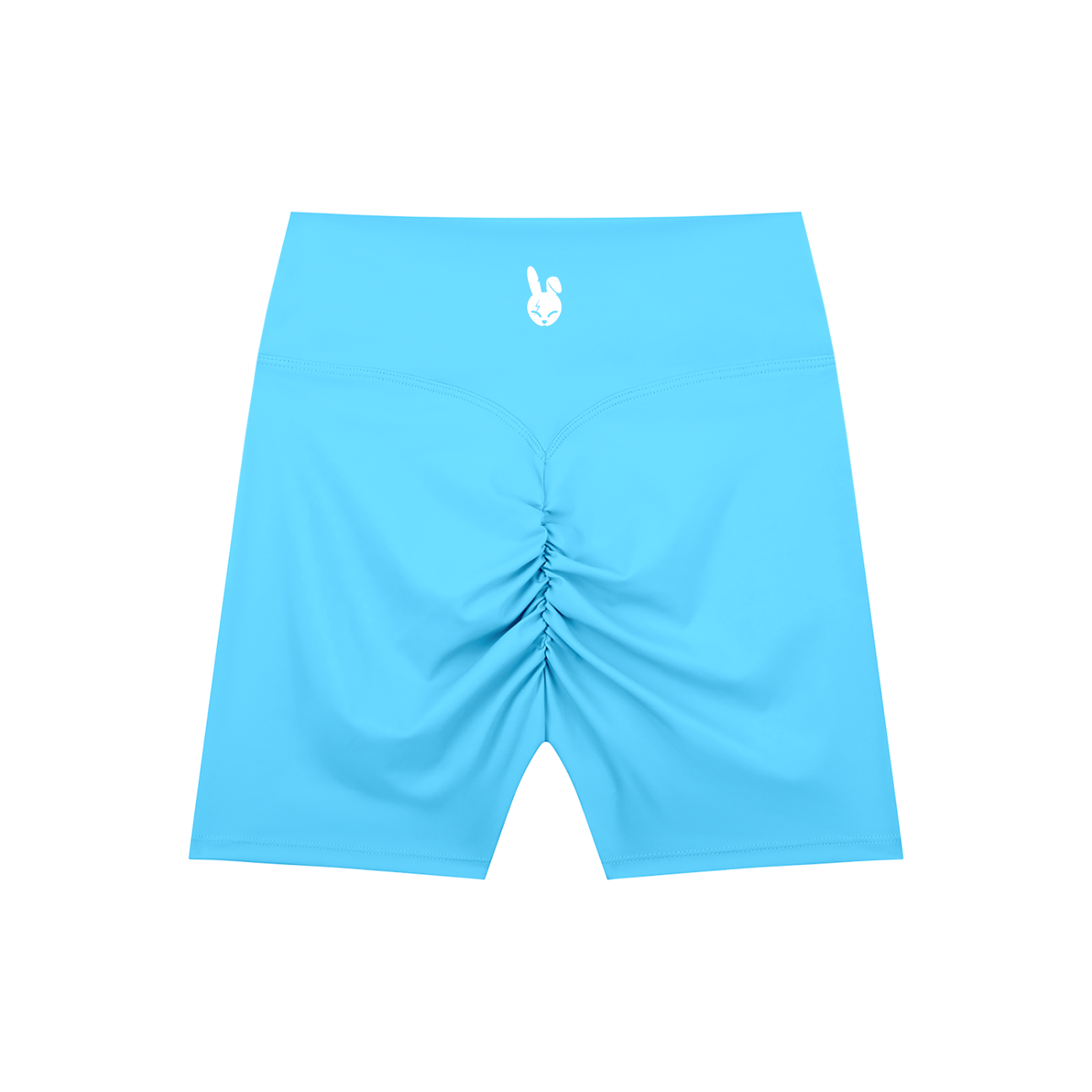 High-Waisted Blend Biker Shorts - LIGHT LOGO