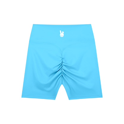 High-Waisted Blend Biker Shorts - LIGHT LOGO