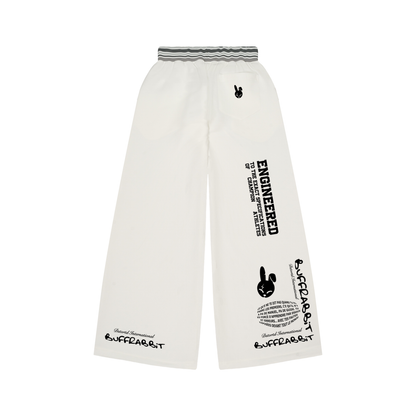 KARATE KID V1 - Striped Waist Wide Leg Pants