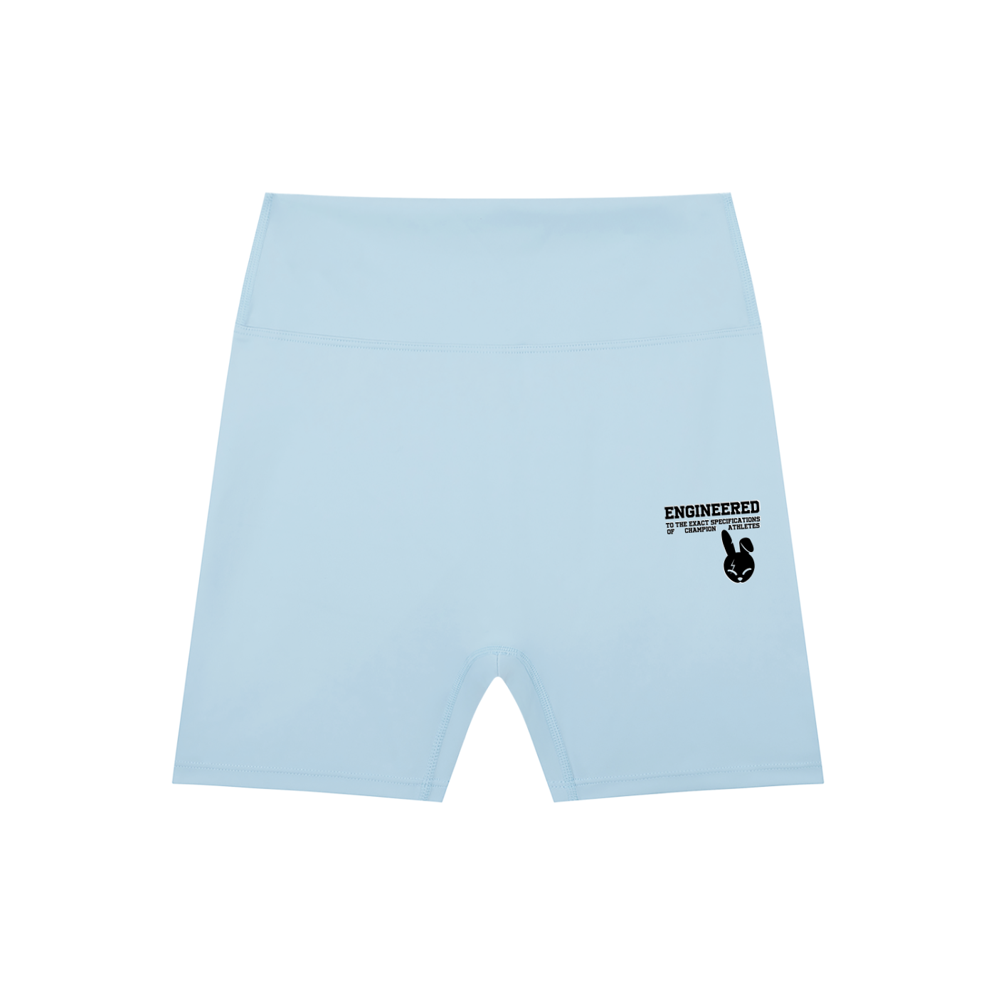High-Waisted Blend Biker Shorts - DARK LOGO