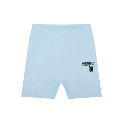 High-Waisted Blend Biker Shorts - DARK LOGO