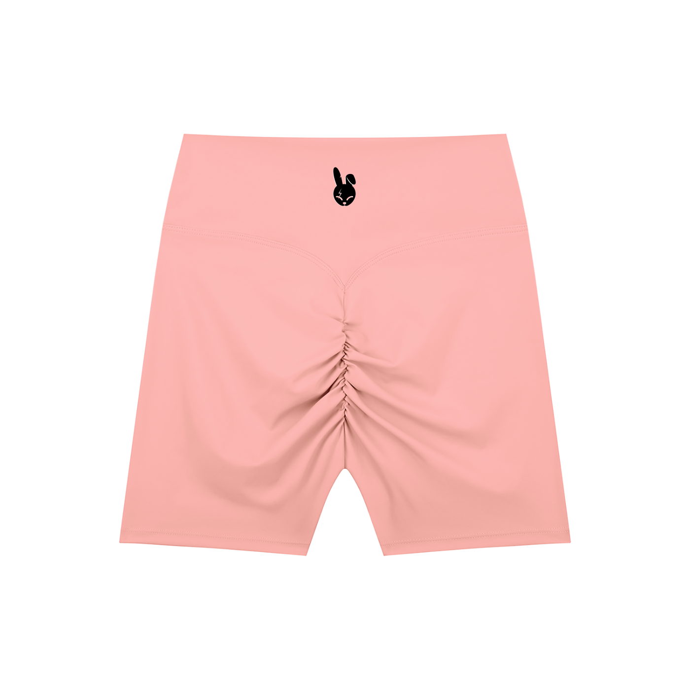 High-Waisted Blend Biker Shorts - DARK LOGO