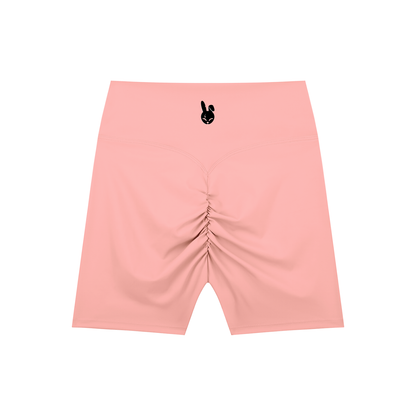 High-Waisted Blend Biker Shorts - DARK LOGO