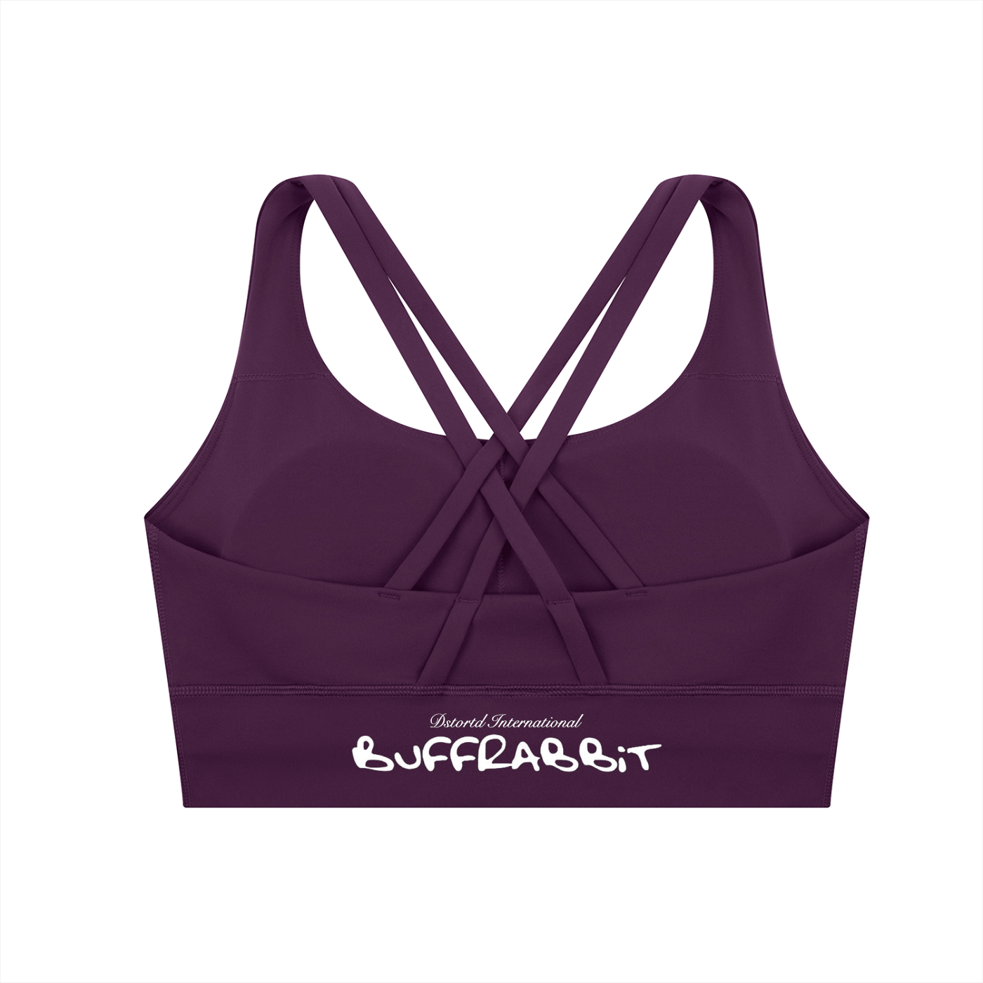 Strappy Criss-Cross Sports Bra - LIGHT LOGO