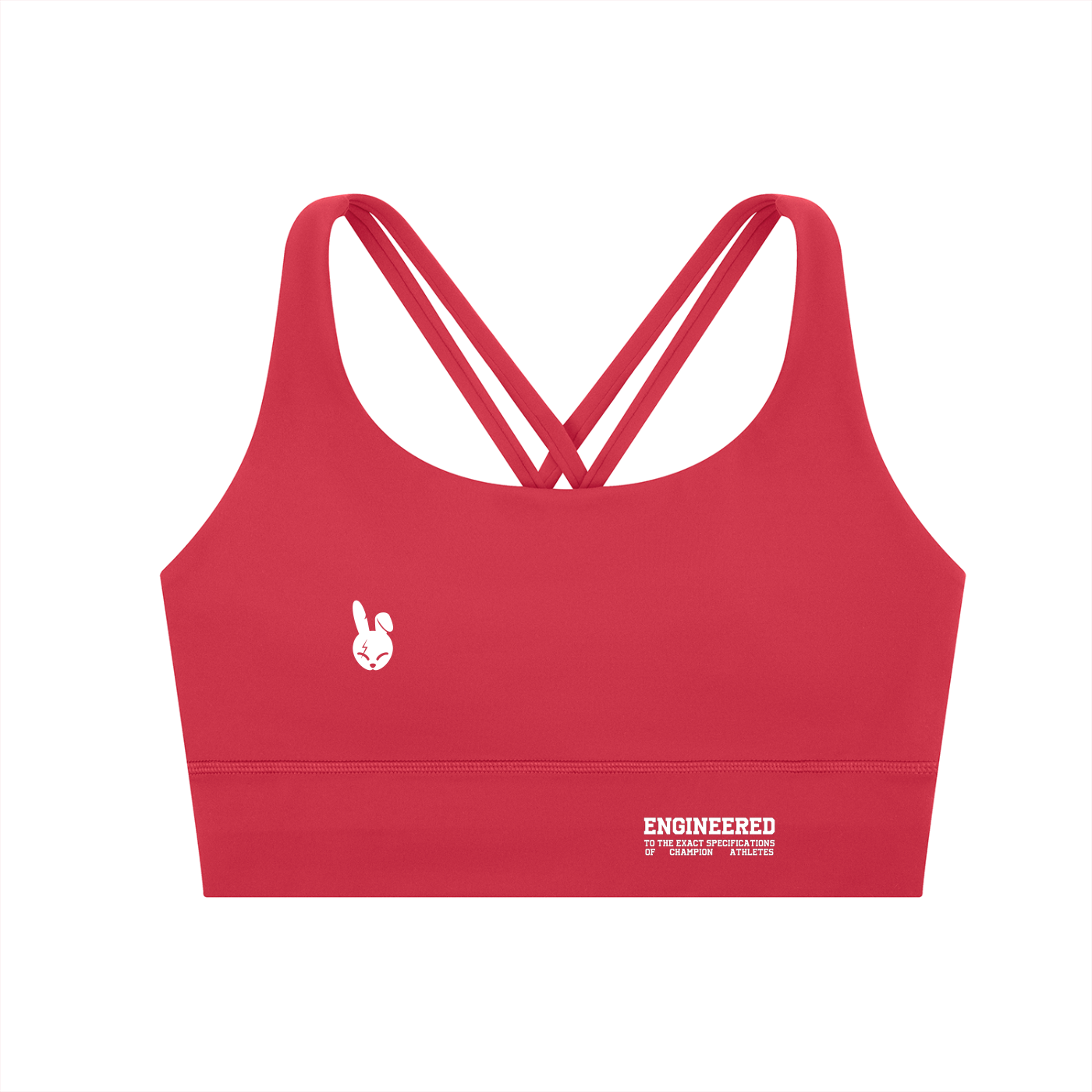 Strappy Criss-Cross Sports Bra - LIGHT LOGO