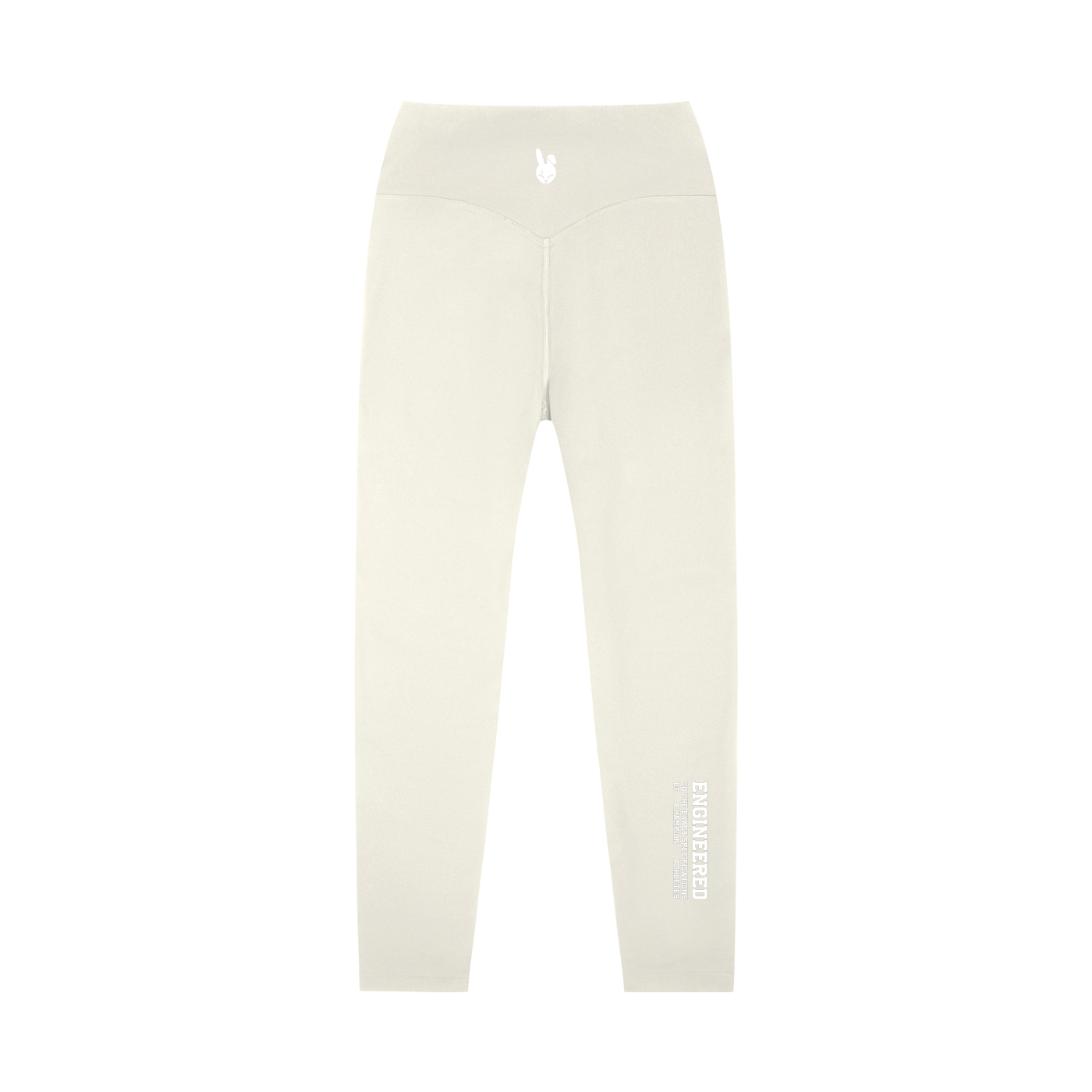 High-Waisted Yoga Leggings - LIGHT LOGO