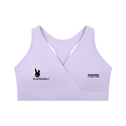 Women's Crossover V-Neck Sports Bra
