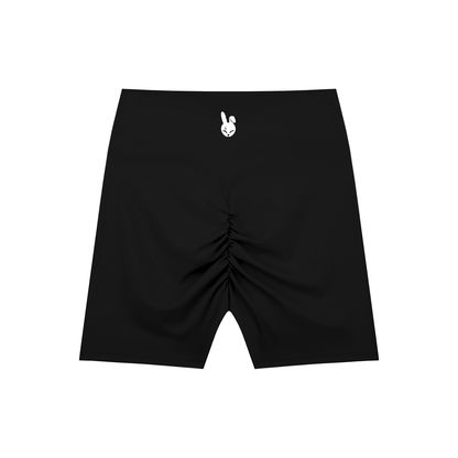 High-Waisted Blend Biker Shorts - LIGHT LOGO