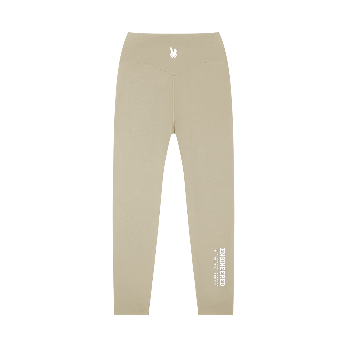 High-Waisted Yoga Leggings - LIGHT LOGO