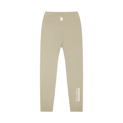 High-Waisted Yoga Leggings - LIGHT LOGO