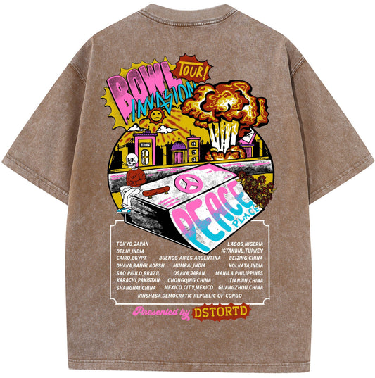 “ECGTTTIHTLSP”  (Me Vs Me)  || World Tour  Lil Baby Quote Vintage Tee || Acid-Washed Vintage Style (DTG) || 250g | Oversized | Unisex  || Sold Out