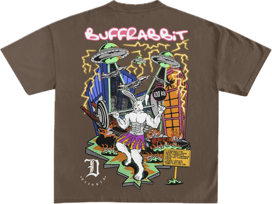 V2 BR || “SpaceDusk” Acid-Washed Vintage Style Tee (DTG) || 250g | Oversized | Unisex  || Sold Out