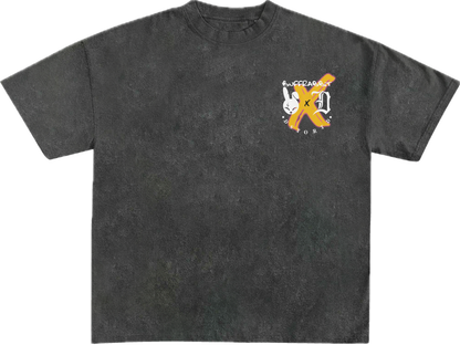V1 BR || “SpaceDusk” Acid-Washed Vintage Style Tee (DTG) || 250g | Oversized | Unisex  || Sold Out