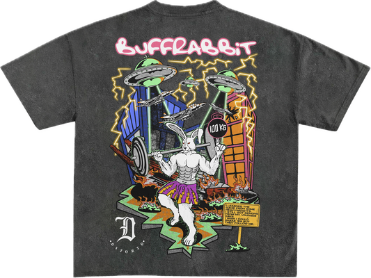 V1 BR || “SpaceDusk” Acid-Washed Vintage Style Tee (DTG) || 250g | Oversized | Unisex  || Sold Out