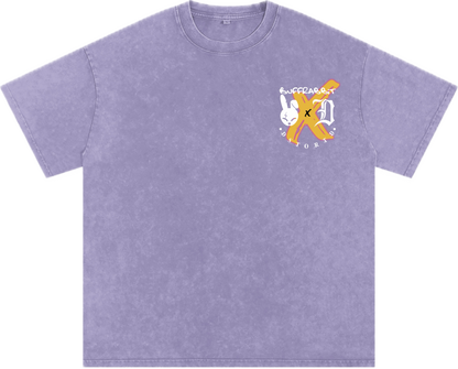 V1 BR || “SpaceDusk” Acid-Washed Vintage Style Tee (DTG) || 250g | Oversized | Unisex  || Sold Out