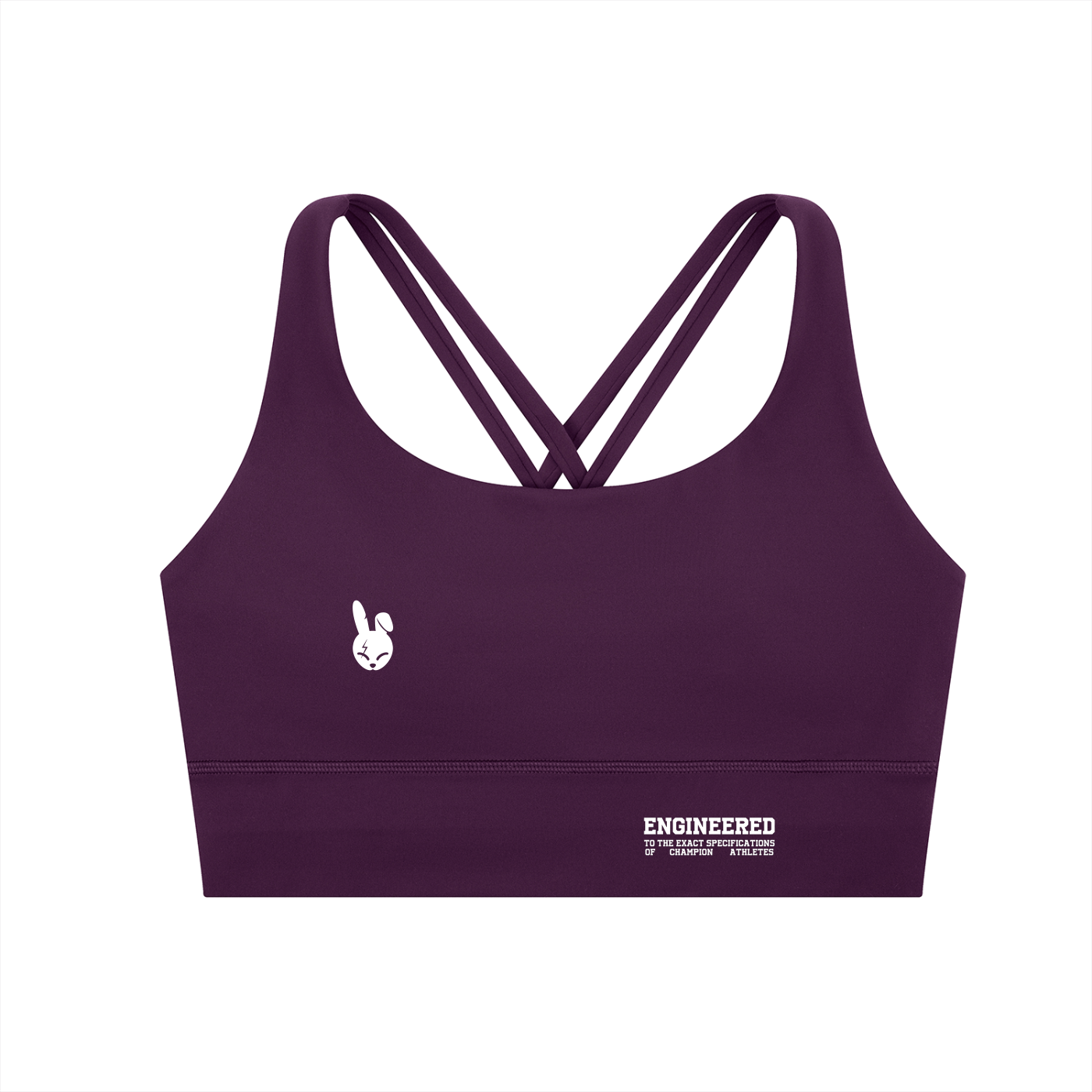 Strappy Criss-Cross Sports Bra - LIGHT LOGO