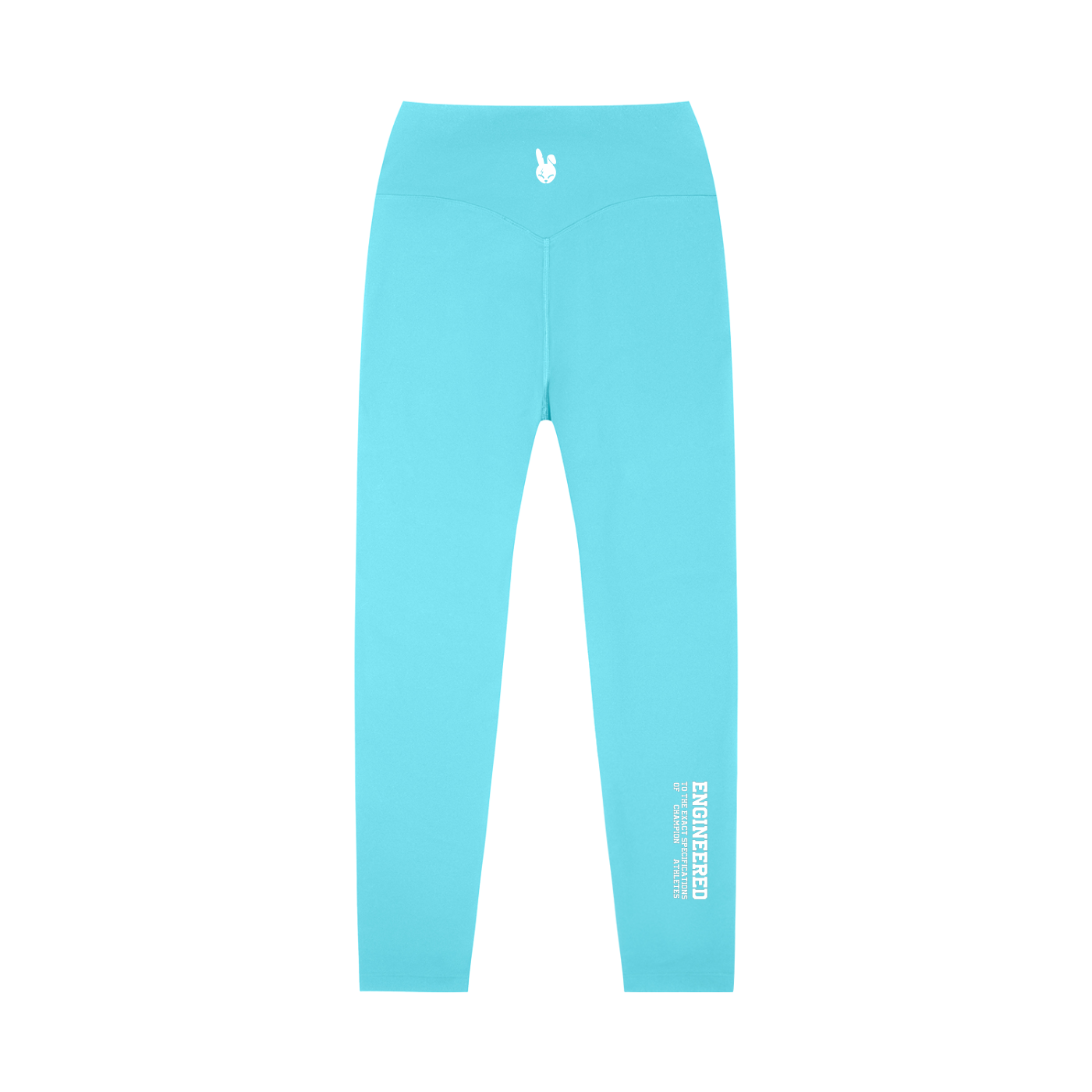 High-Waisted Yoga Leggings - LIGHT LOGO