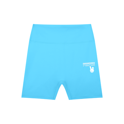 High-Waisted Blend Biker Shorts - LIGHT LOGO