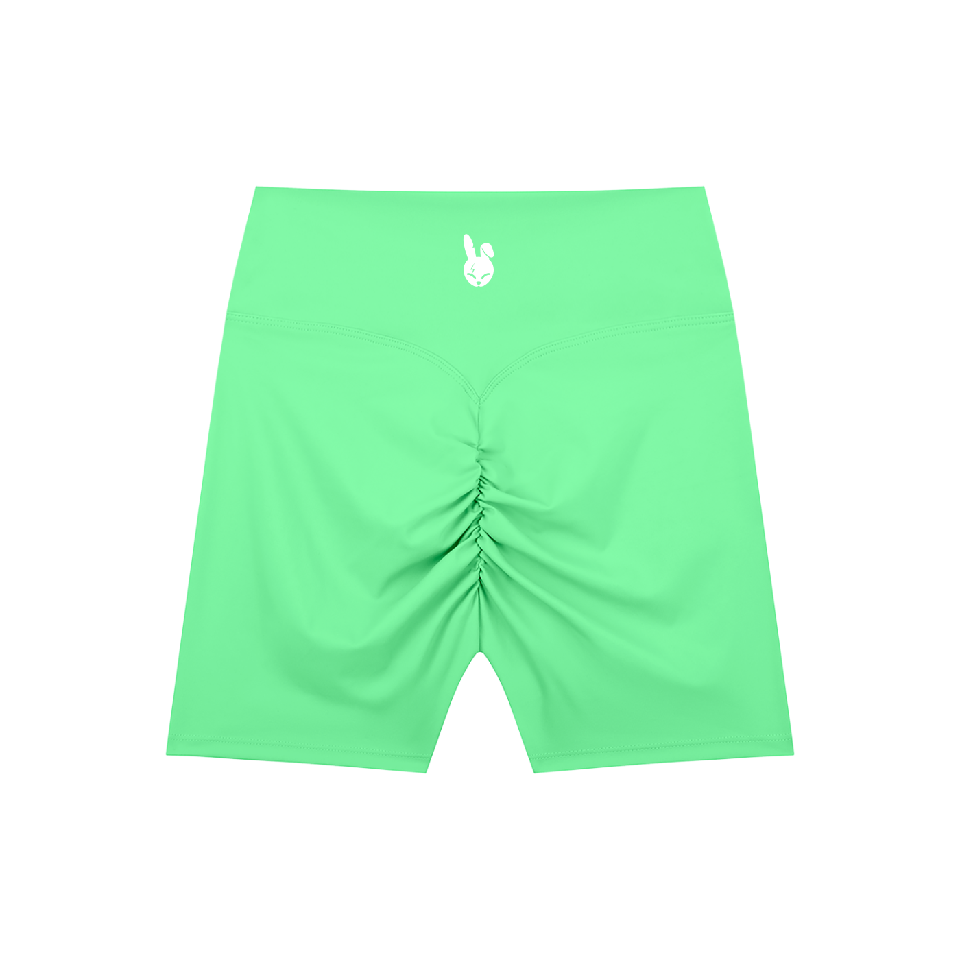 High-Waisted Blend Biker Shorts - LIGHT LOGO