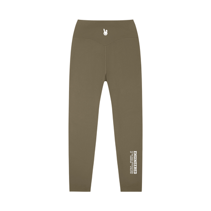 High-Waisted Yoga Leggings - LIGHT LOGO