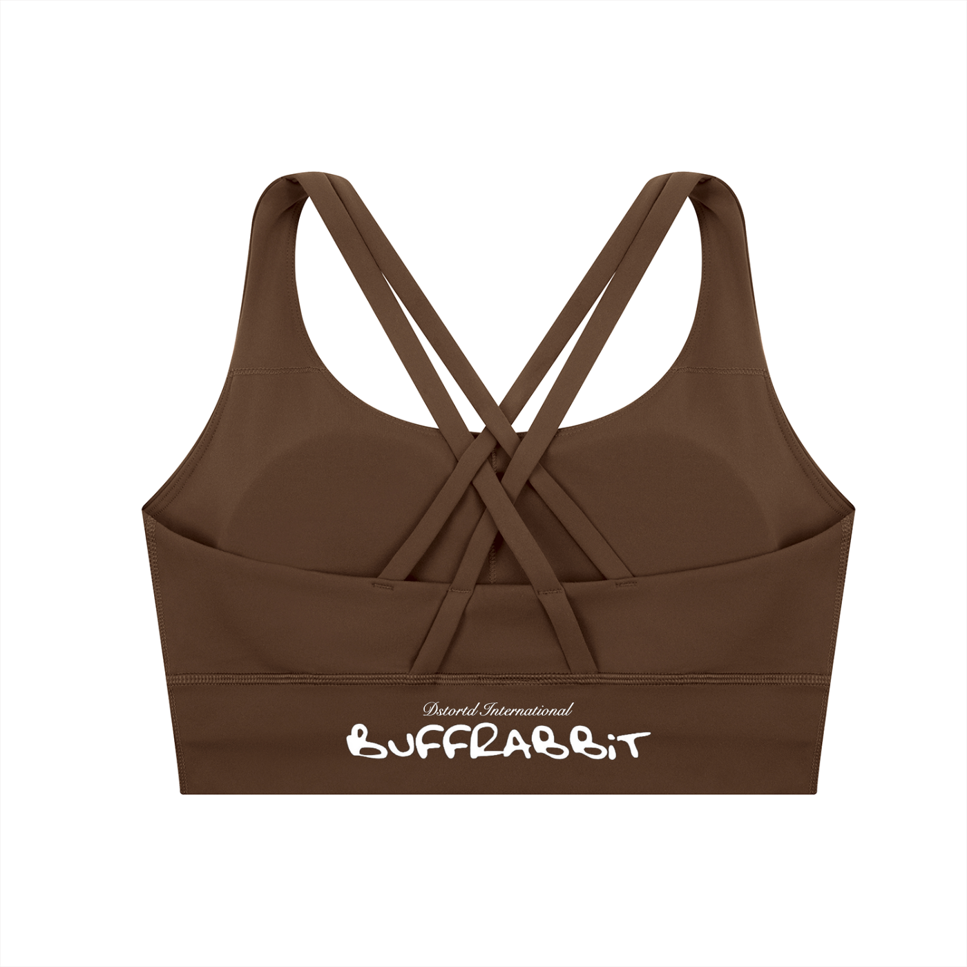 Strappy Criss-Cross Sports Bra - LIGHT LOGO
