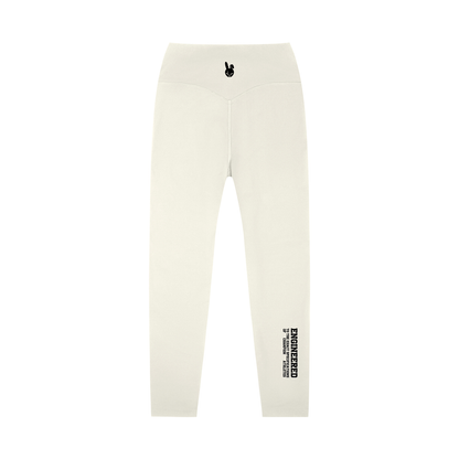 High-Waisted Yoga Leggings - DARK LOGO