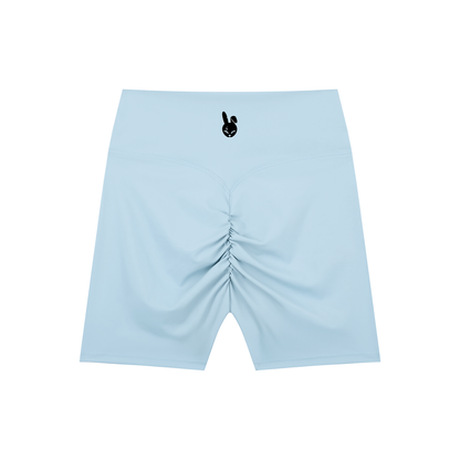 High-Waisted Blend Biker Shorts - DARK LOGO