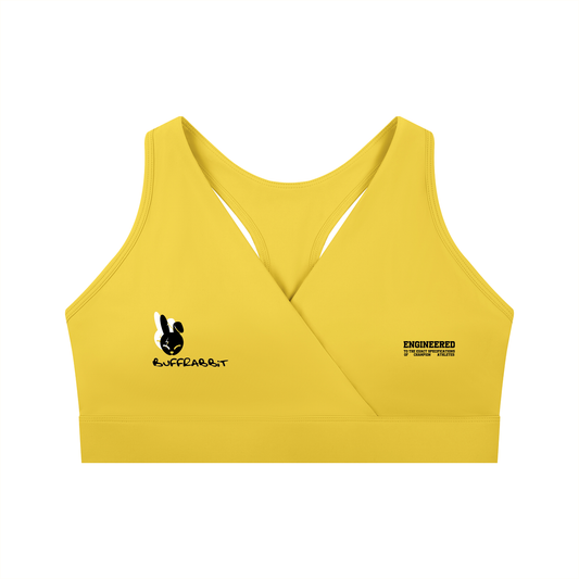 Women's Crossover V-Neck Sports Bra