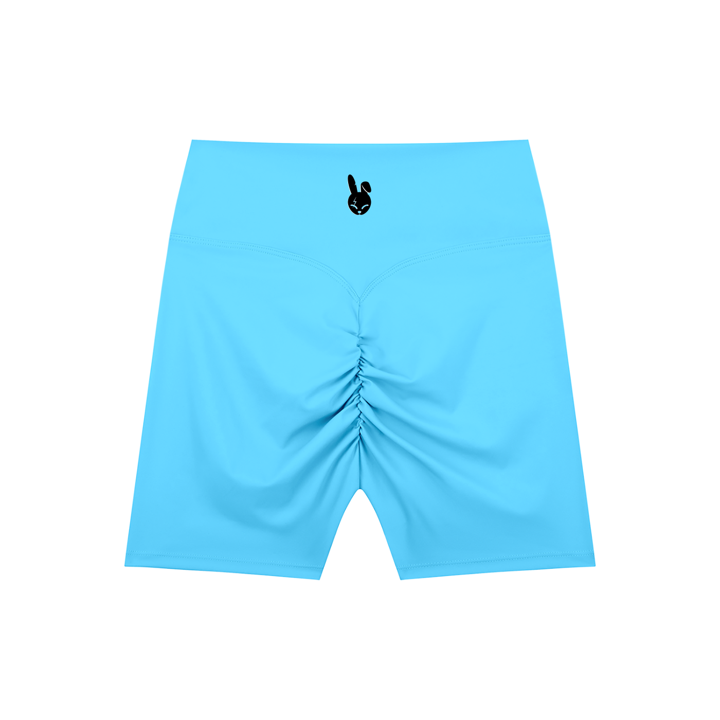 High-Waisted Blend Biker Shorts - DARK LOGO
