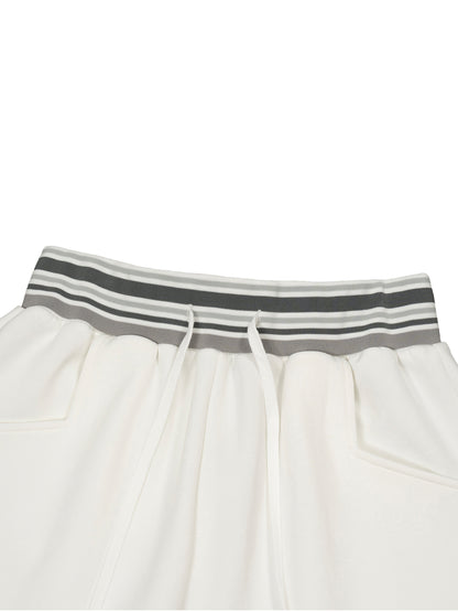 KARATE KID V1 - Striped Waist Wide Leg Pants