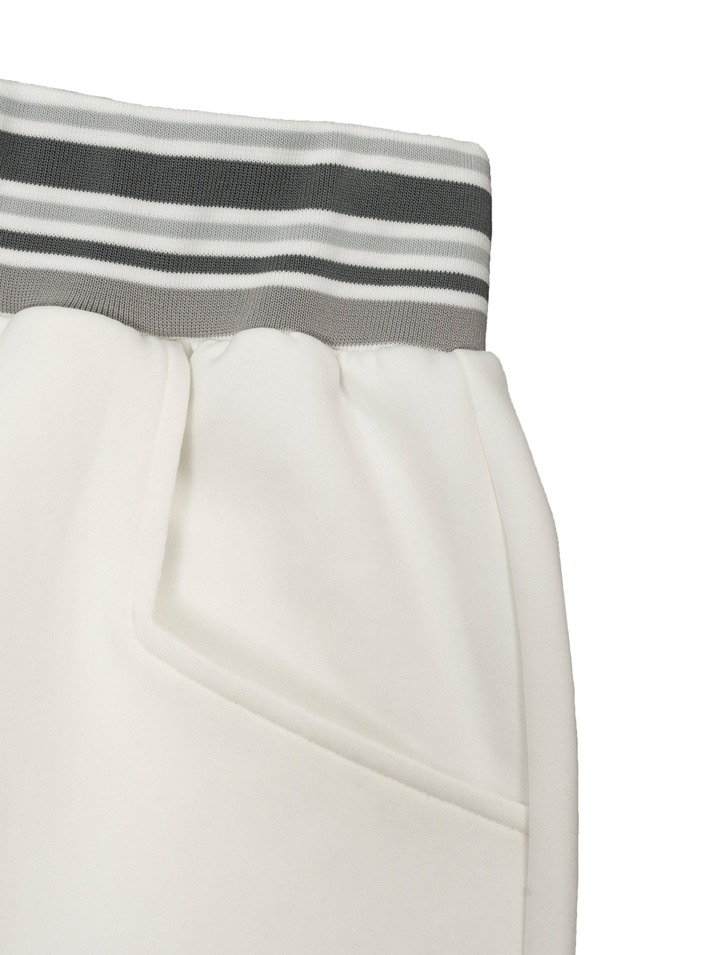 KARATE KID V1 - Striped Waist Wide Leg Pants