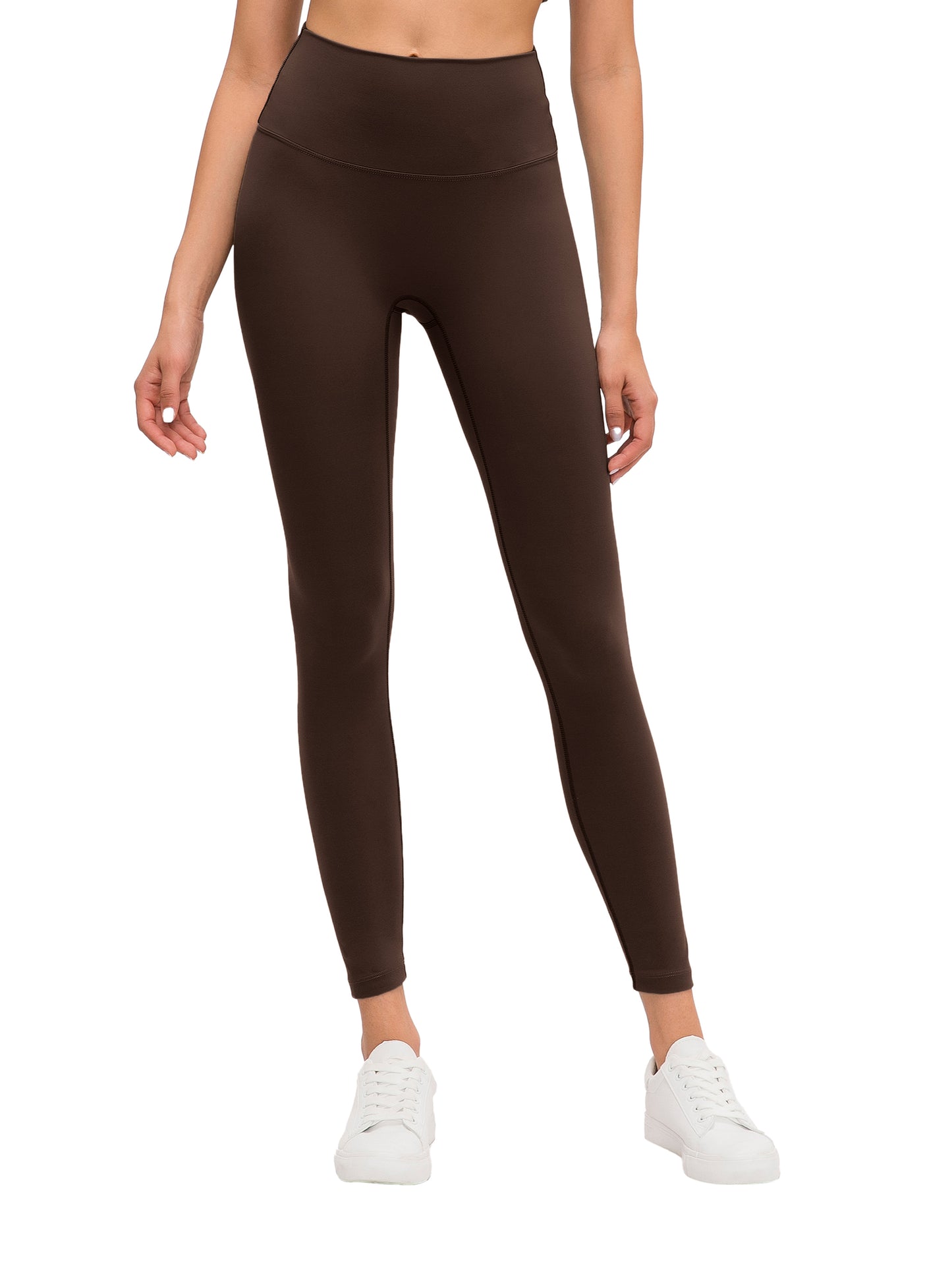 High-Waisted Yoga Leggings - LIGHT LOGO