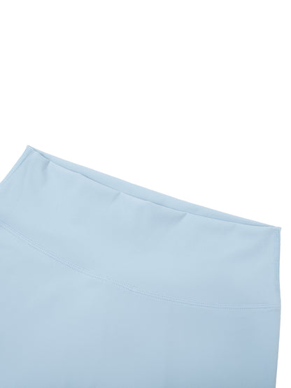 High-Waisted Blend Biker Shorts - DARK LOGO
