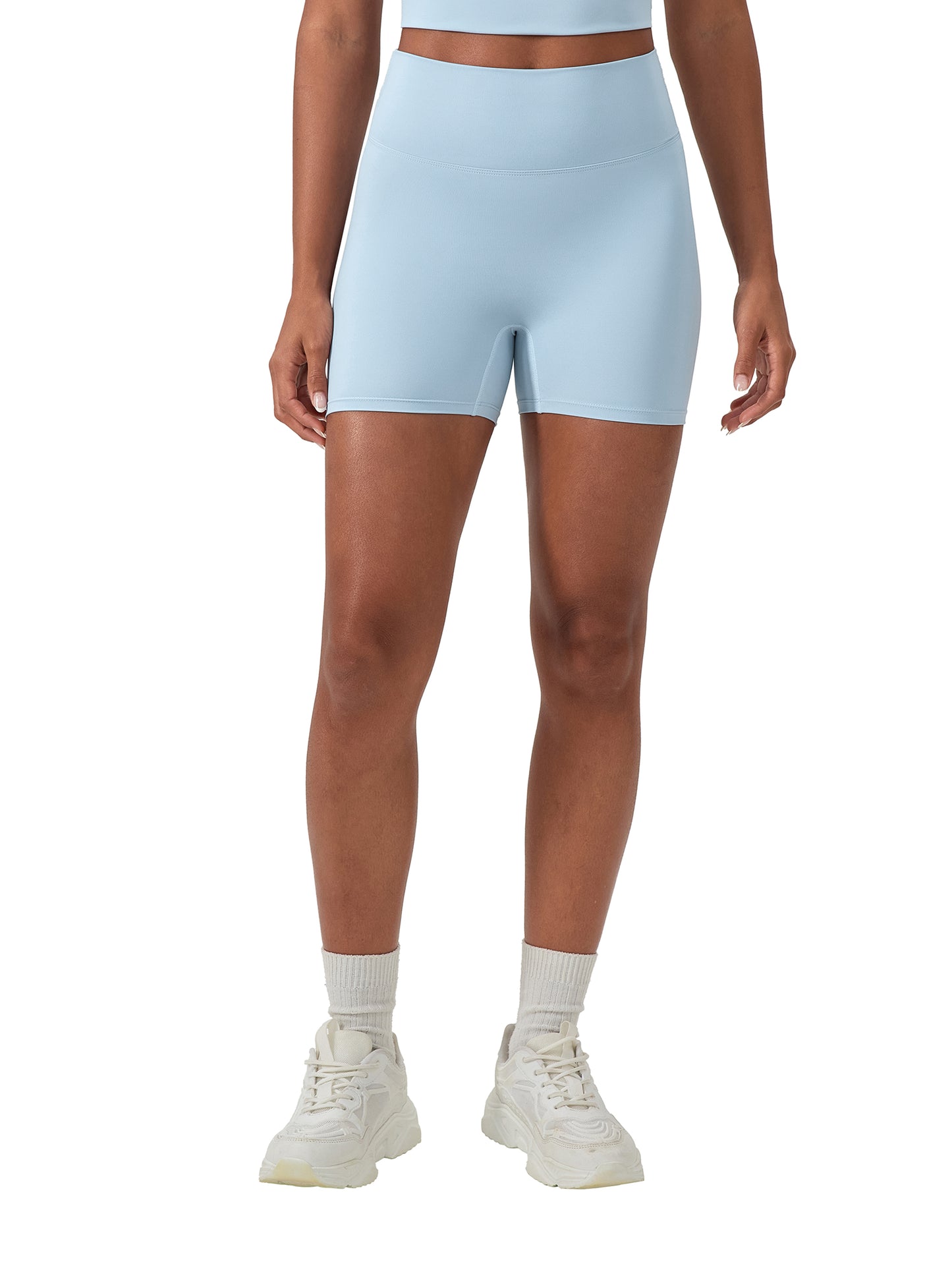 High-Waisted Blend Biker Shorts - V2