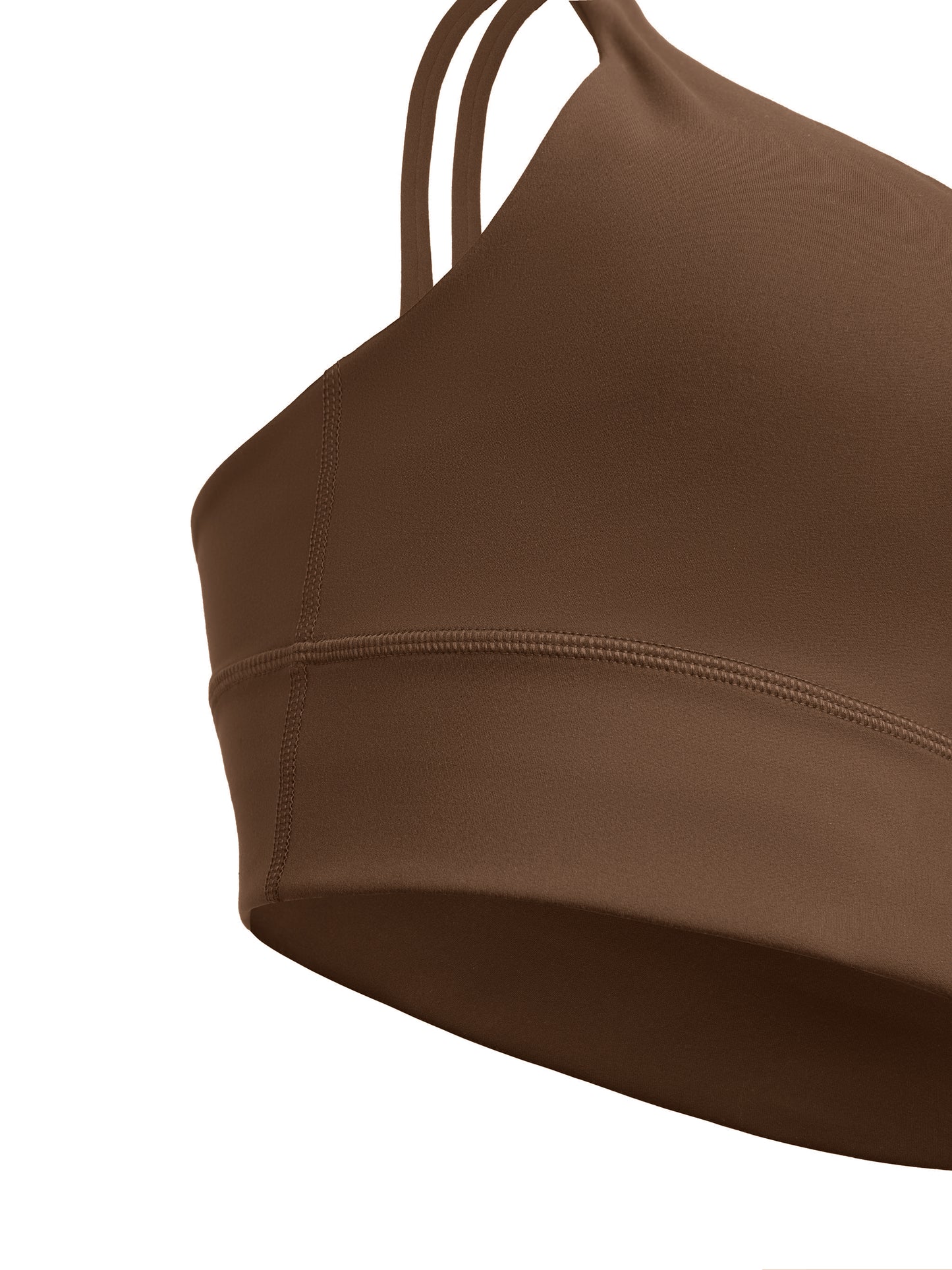 Strappy Criss-Cross Sports Bra - DARK LOGO
