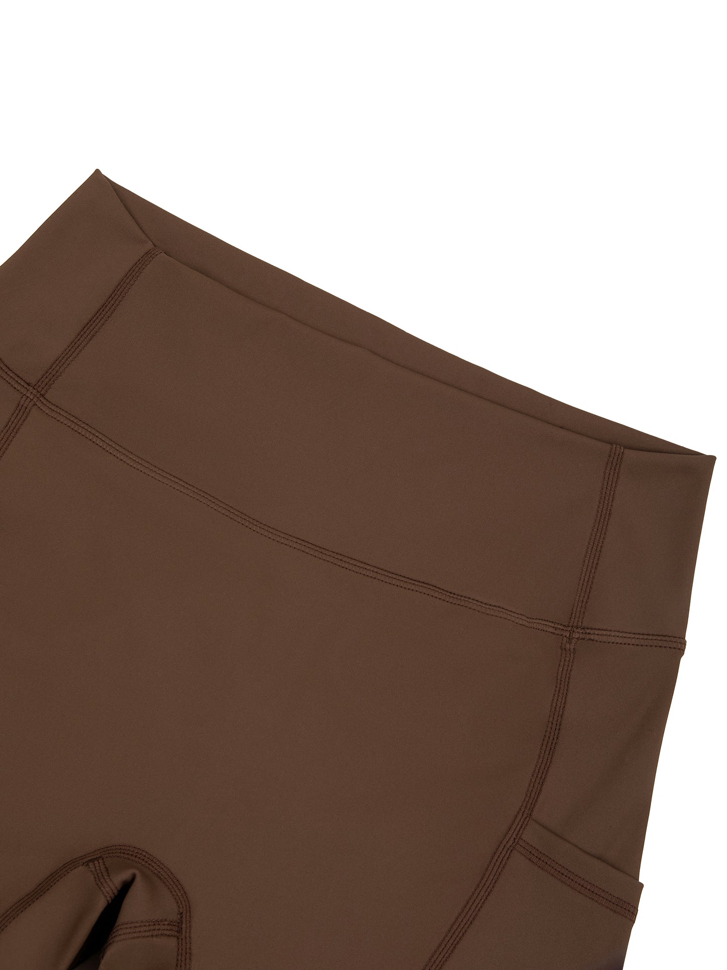 Women's High-Waisted Pocket Biker Shorts - LIGHT LOGO